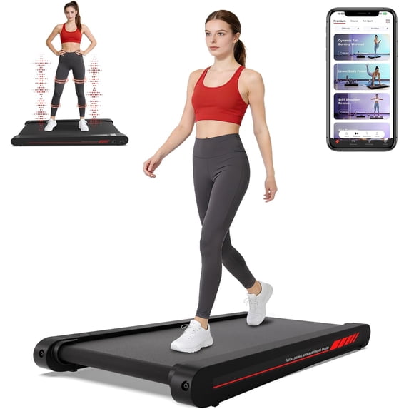 Walking Pad,Under Desk Vibration Treadmill,3 in 1 Vibration Plate Exercise Machine,Portable Treadmill for Home