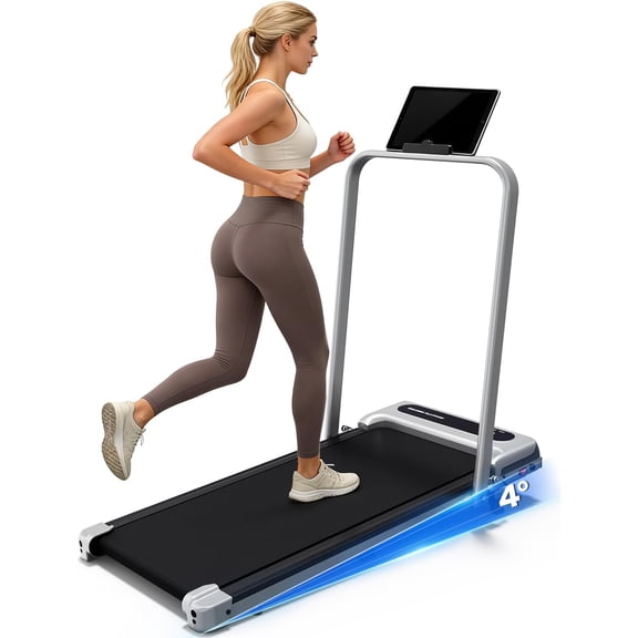Walking Pad, Walking Pad Treadmill for Home Office, Portable Under Desk Treadmill with Remote Control and LED Display, Walking Jogging Running Machine