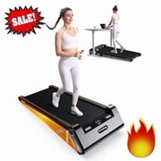 Walking Pad with Incline, 6 IN 1 Under Desk Treadmill,2.5HP Portable Treadmill