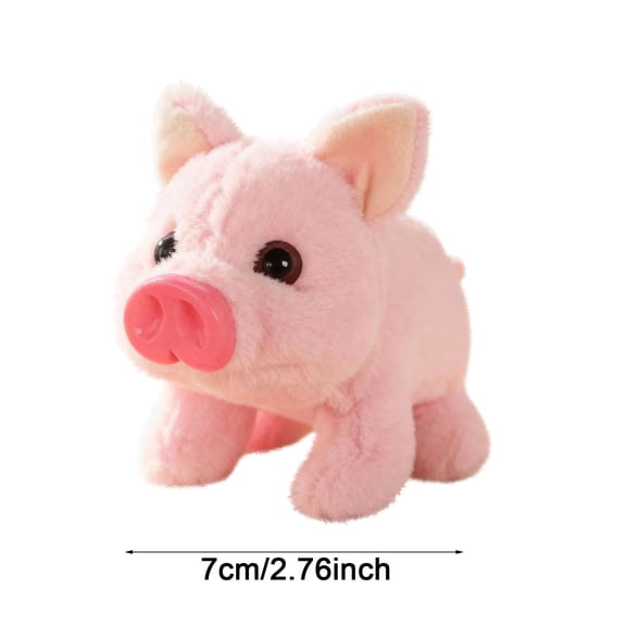 Walking Plush Pig, SSNTSY Interactive Stuffed Toy, Funny Animated Toy, Cute Pig Toy with Moving Mouth and Sound Interactive Design for Birthday Gifts