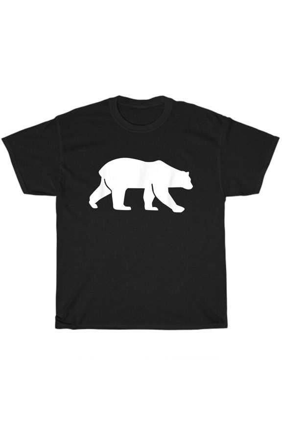 Walking Polar Bear Animal Polar Bears Lover T-Shirt Unisex Funny Tee Gift NEW