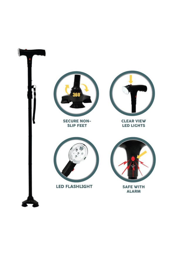 Walking Poles with LED Light