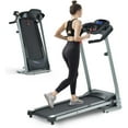 Walking Running Exercise Treadmill Folding 2.5HP Quiet Brushless, 7.5