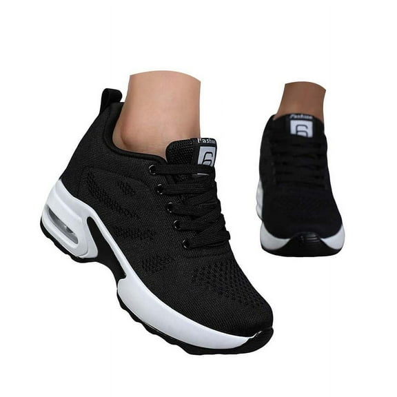 Walking Running Tennis Shoes for Women 2025 Comfrortable Breathable Non Slip Platform Work Fashion Sneakers