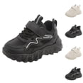 thumbnail image 1 of Walking Sandals Boys Girls Faux Leather Anti-Slip Adjustable Buckle Comfortable Beach Sandals Open Toe Low Heel Black 13.5(32), 1 of 5