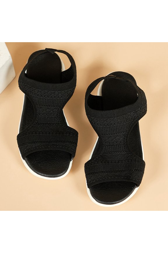 Walking Sandals For Women Arch Support Non- Mesh Open Toe Sport Sandals