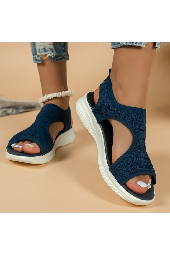 Womens Sandals Arch Support Ladies Walking Athletic Sandals Open Toe Platform Sandal