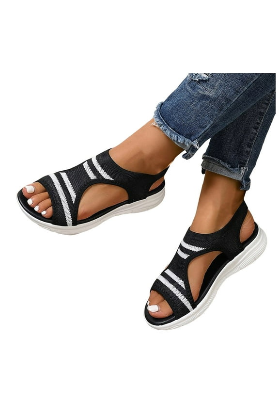 Walking Sandals for Women Comfortable Lightweight Memory Foam Athletic Workout Running Orthopedic Sandals