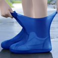 thumbnail image 1 of Walking Shoes Accessories Latex Shoes Protectors Waterproof Reusable Rain Boot Shoe Covers Rain Shoe Cover Overshoes BLUE L, 1 of 2