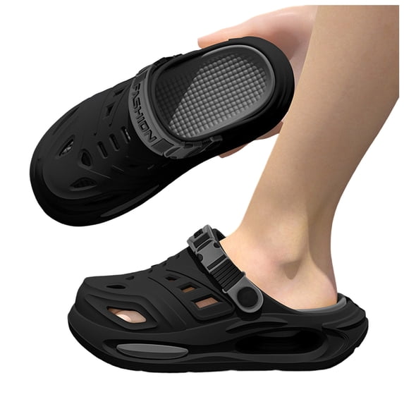 Walking Shoes Comfort Men's Breathable and Comfortable Summer Clogs, Lightweight Slip-On Sandals for Beach, Pool, Shower