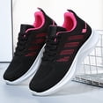 thumbnail image 1 of Walking Shoes Women,Womens Slip On Shoes,Womens Gym Shoes,Womens Sneakers Lightweight Running Shoes Mesh Breathable Fashion Sneakers Athletic Comfortable Casual Non Slip Walking Shoes,Hot Pink,7, 1 of 9
