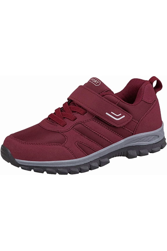 Walking Sports Shoes Women and men Round Head Solid Color Lightweight Breathable Shoes