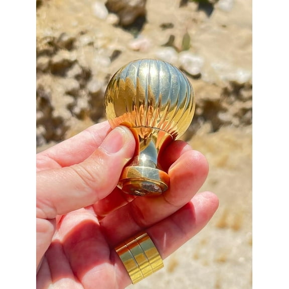 Walking Stick Brass Handle in Brass Finish Handmade Walking Cane Handleg Gift for Men and Women