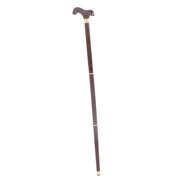 Walking Stick Detachable 3 Sections Wenge Elderly Elegant Ergonomic Walking Cane For Rehabilitation Stroll Fine Workmanship 34.6In For Home Hospital Hanging Out
