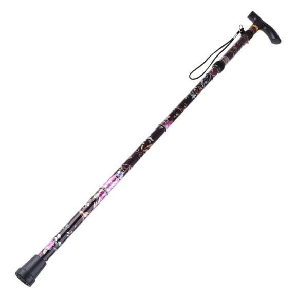 Walking Stick Easy Adjustable Height Folding Extendable Walking Cane Lightweight Flexible and Durable Walking Aid
