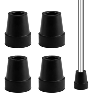 OTraki 6 PCS Walking Stick Caps Walking Stick Rubber Tips Trekking Pole