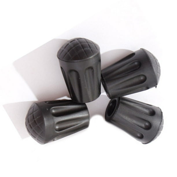 Walking Stick Tips 4pcs Trekking Pole Tips Ends Replacement Rubber Feet