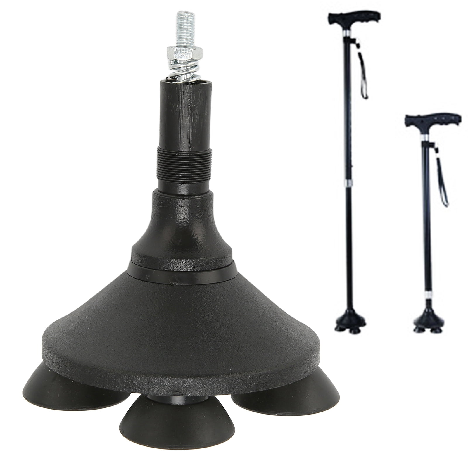 Walking Sticks Foot Pad Aluminium Alloy 360 Degree 4 Legs Prevent