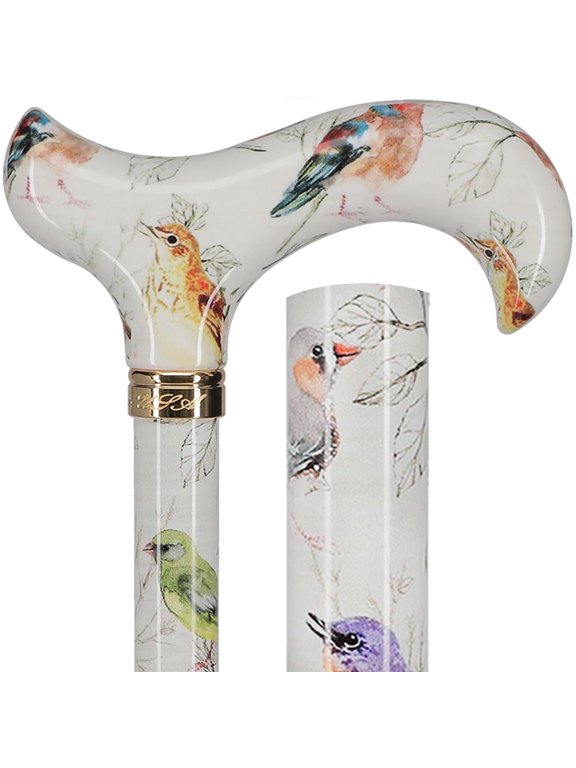 Walking Sticks for Men and Women - Stylish Designer Fashionable Adjustable Derby Canes - Lightweight Aluminum Cool Walking Sticks with HD Patterns