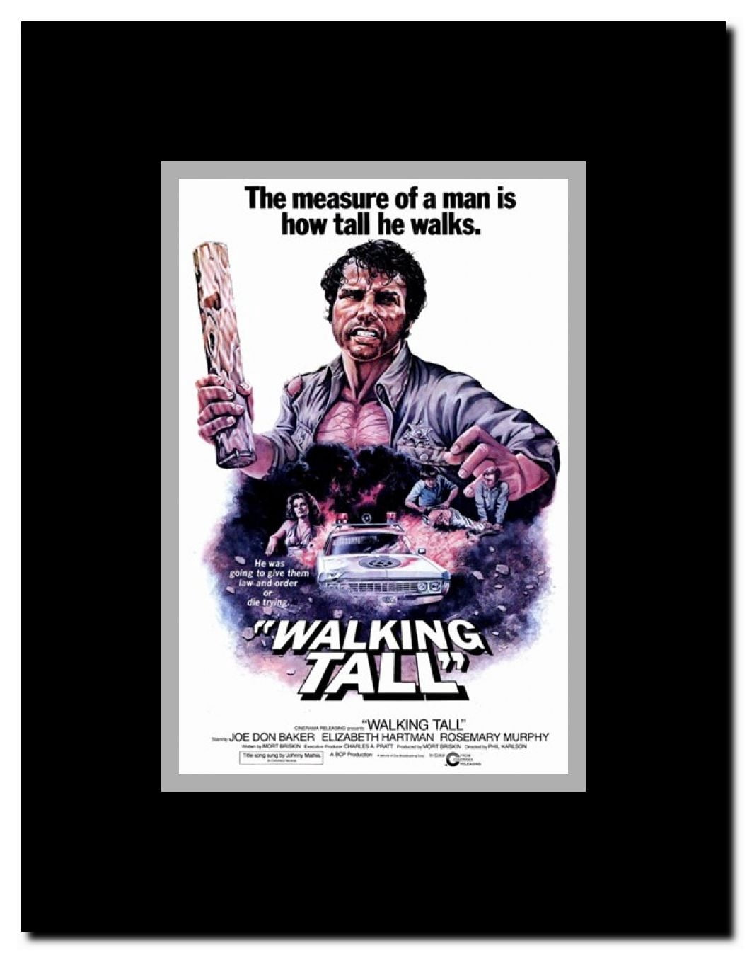 Walking Tall Framed Movie Poster
