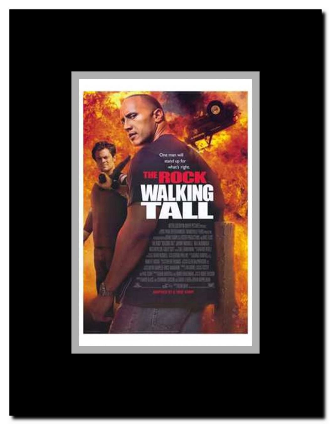 Walking Tall Framed Movie Poster