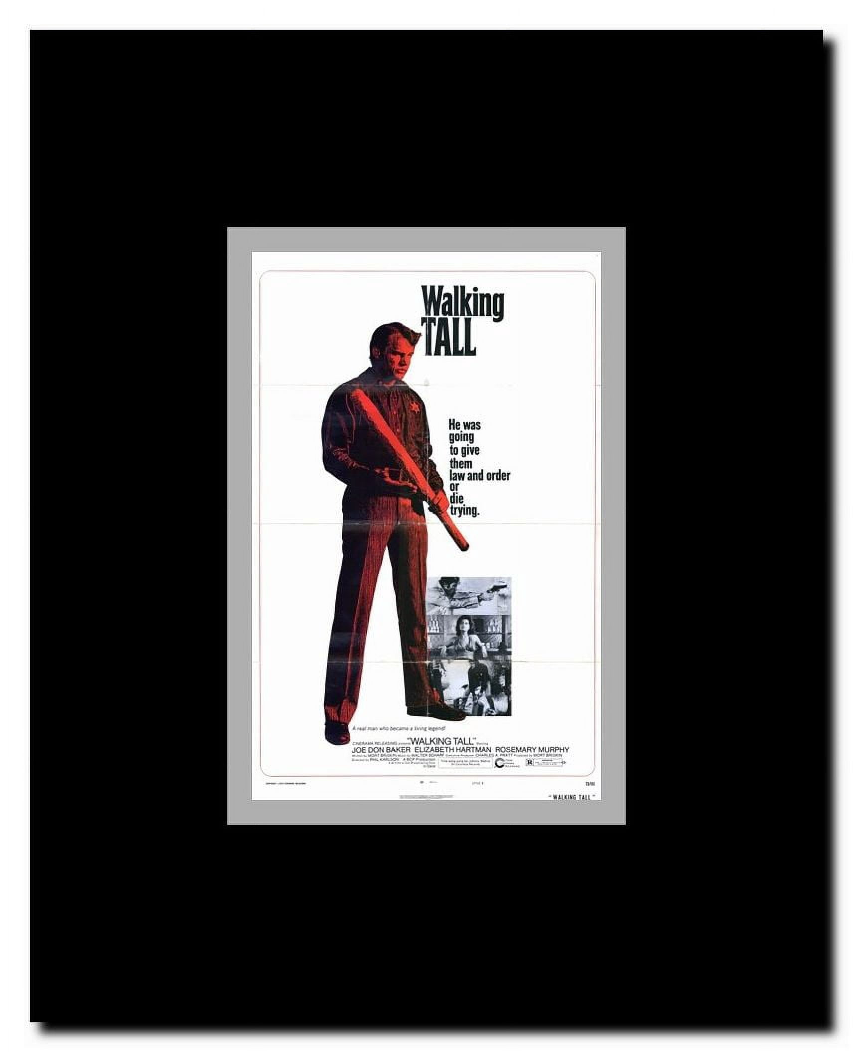 Walking Tall Framed Movie Poster