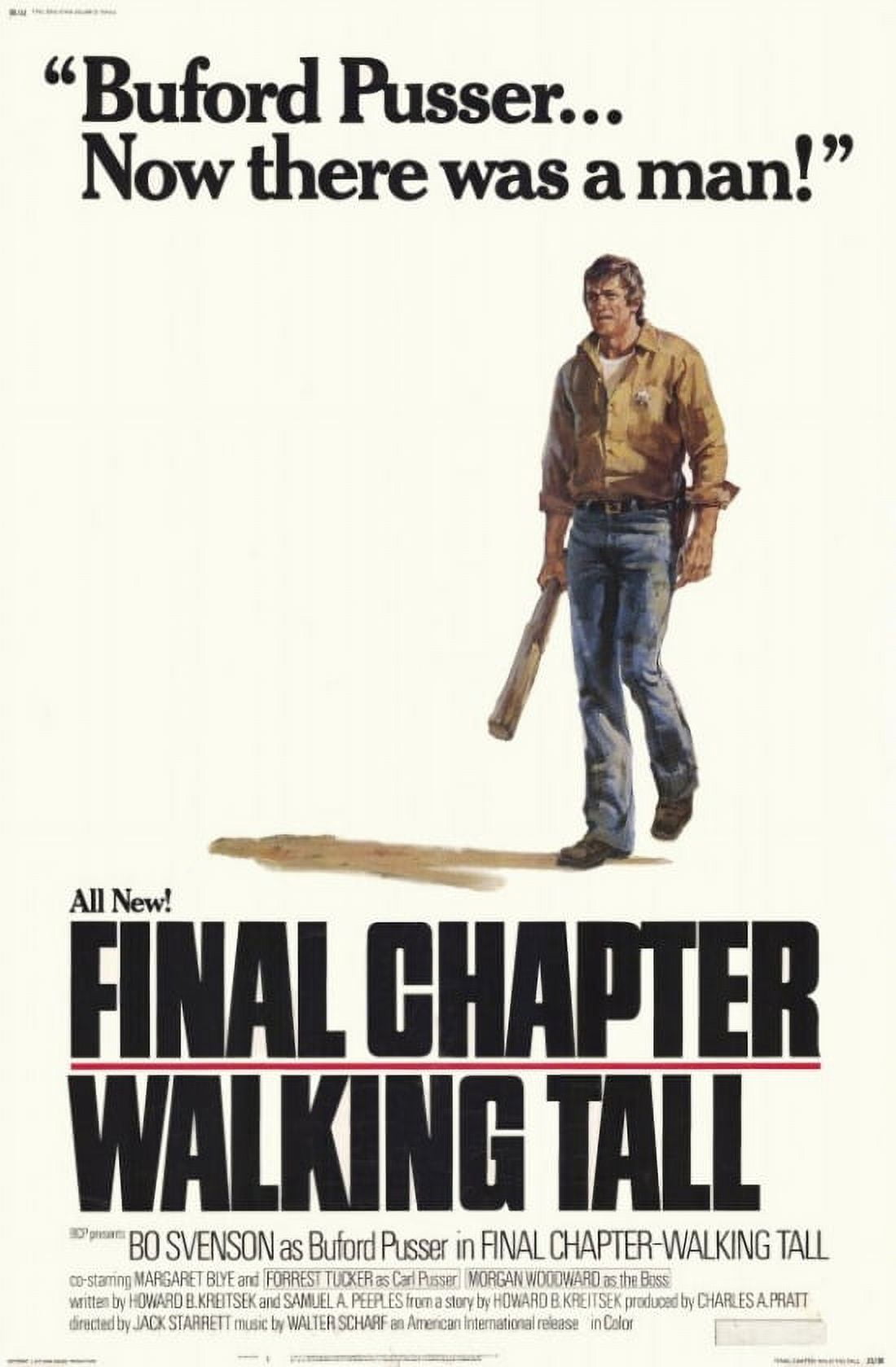Walking Tall The Final Chapter Movie Poster X Walmart Com