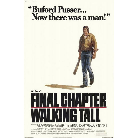 Walking Tall The Final Chapter Movie Poster (11 x 17)