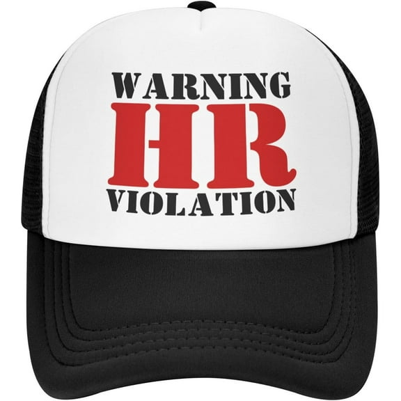 Walking The Hr Violation Hat Black Baseball Cap Men Women Trucker Hat