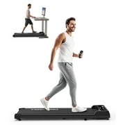 Walking Treadmill Under Desk Portable Walking Pad 265LBS 2.25HP for Home Office, Black