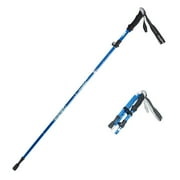 Walking Trekking Pole, Anti Shock Telescopic, Collapsible Walking Stick for Hiking, Mountaineering, Walking, Trekking