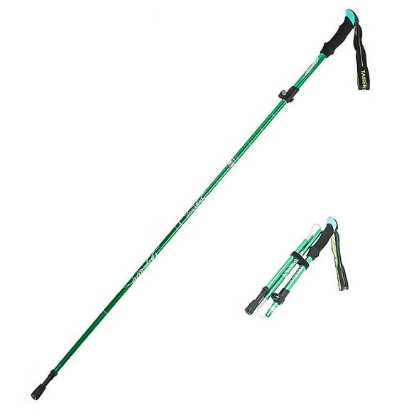 Walking Trekking Poles - 2 Pack With Antishock And Quick Lock System, Telescopic, Collapsible, Ultralight For Hiking, Camping, Mountaining, Backpacking, Walking, Trekking
