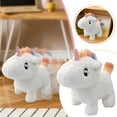 thumbnail image 1 of Walking Unicorn with Horn Interactive Electronic Pet Plush Unicorn Toy with Sounds and Movements Animated Gift for Toddlers Birthday, White, 7'', 1 of 7