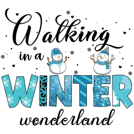Walking In A Winter Wonderland Snowman Christmas Great Gift Idea Single 5 Inch Magnet Made in The USA Car Auto Tool Box Refrigerator Magnet MAG11780