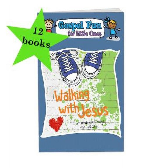 Christ To All 408643 Walking with Jesus - Gospel Fun For Everyone - Pack of 12