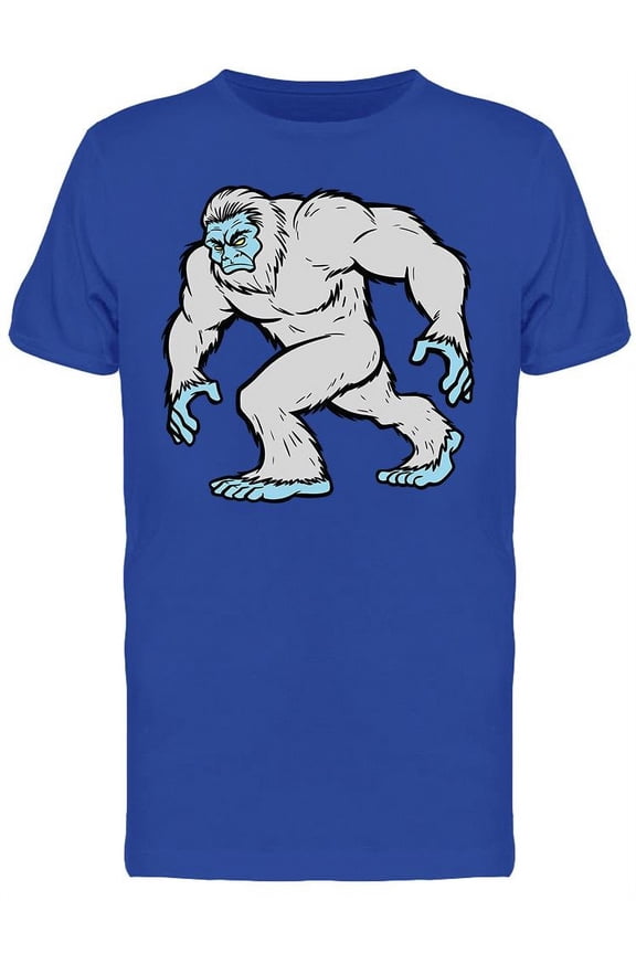 Walking Yeti T-Shirt Men -Image by Shutterstock, Male Large