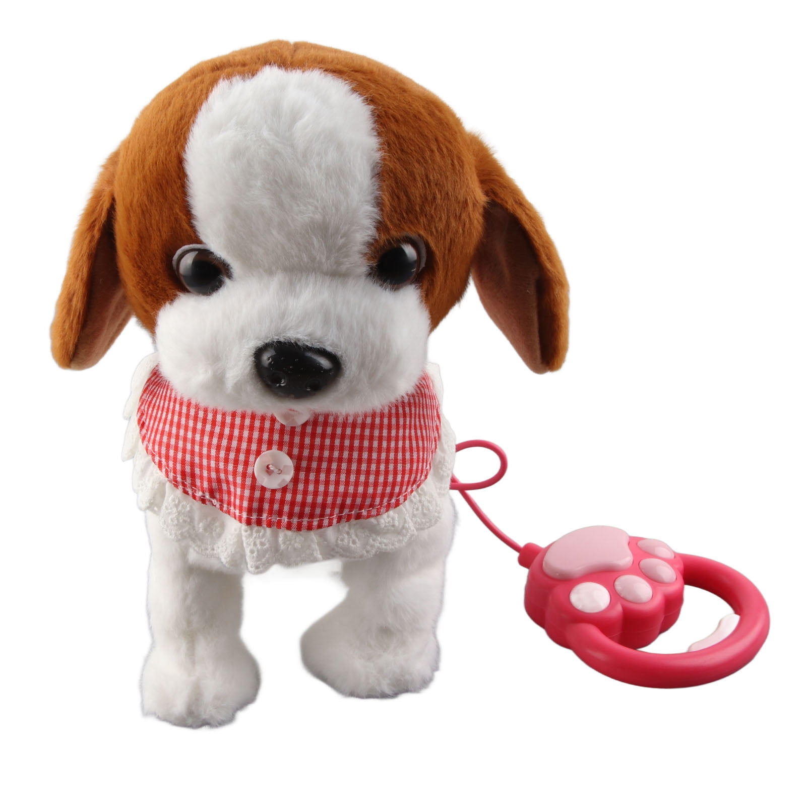 Walking and Barking Puppy Dog Toy Interactive Dancing Electronic Plush Pet with Remote Control