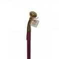 thumbnail image 1 of Walking cane - BUBBA STIK Texas style walking stick made of Mahogany Stained Tennessee Hardwood and topped with a brass Hame handle from a real horse collar harness. Made in Texas by real Texans., 1 of 2