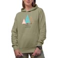 thumbnail image 1 of Walking in a Winter Wonderland with Trees & Snow Art, Christmas Season Merch Gift, Sand Hooded Sweatshirt or Hoodie, 3XL, 1 of 5