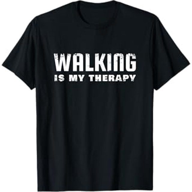 Walking is my therapy, hiker TShirt