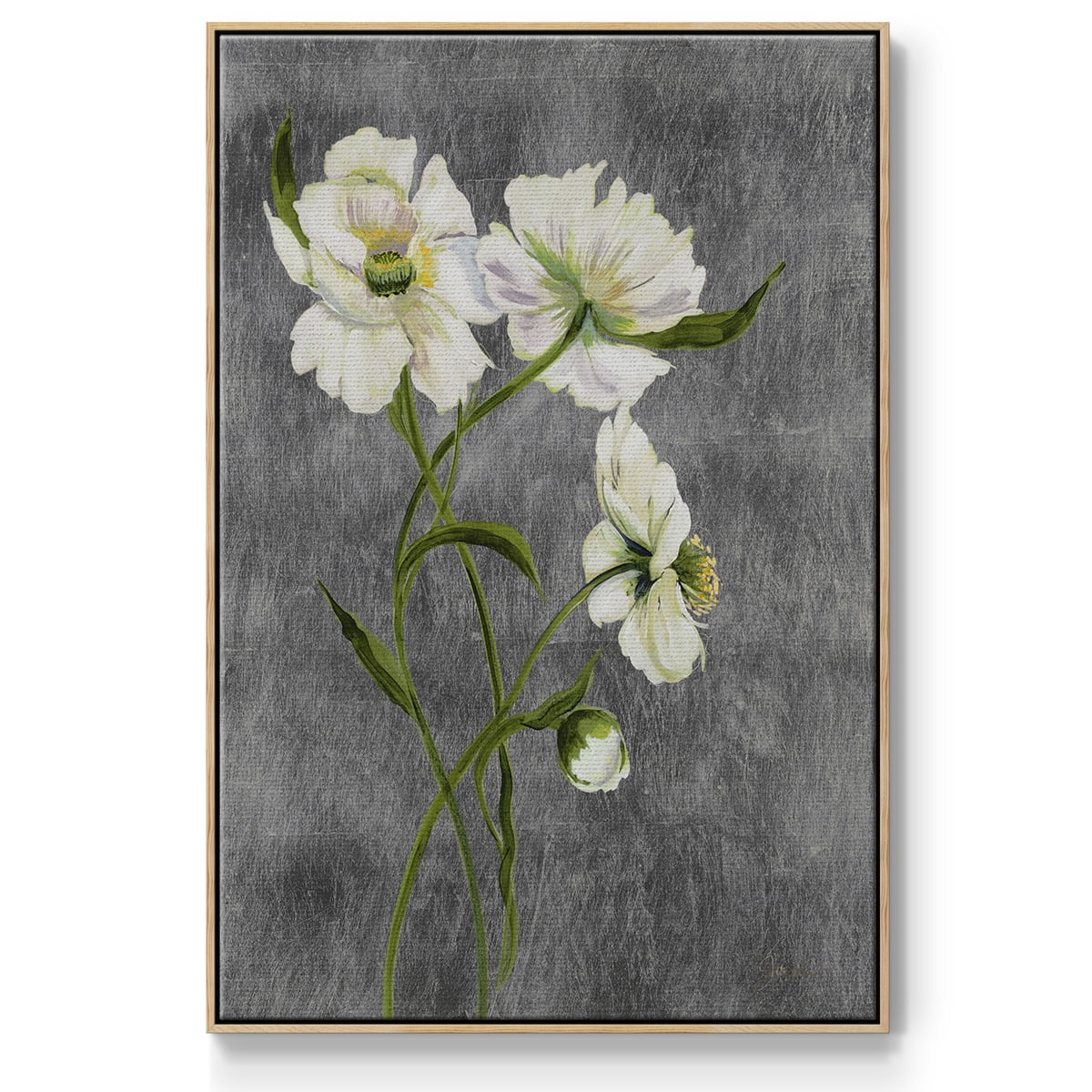 Walking on Sunshine I Framed Premium Gallery Wrapped Canvas - Ready to Hang - 17 x 25 - Natural Wood Floating Frame