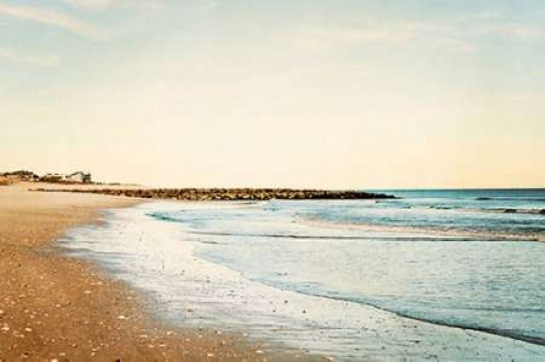 Walking on the Coast Canvas Art - Carolyn Cochrane (24 x 36)