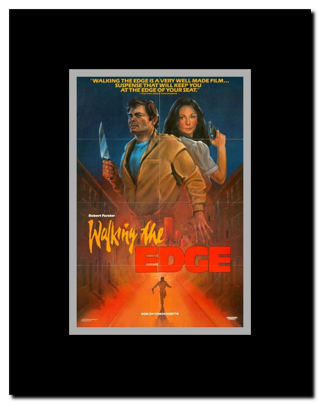 Walking the Edge Framed Movie Poster