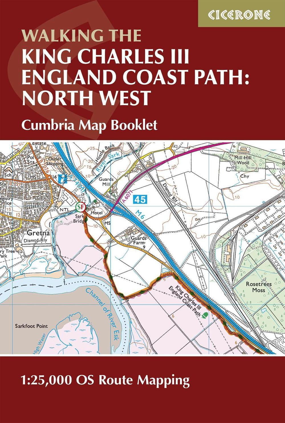 Ange Harker Walking the King Charles III England Coast Path: North West - Cumbria M (Paperback)