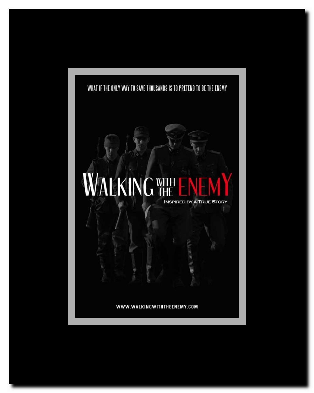 Walking with the Enemy Framed Movie Poster