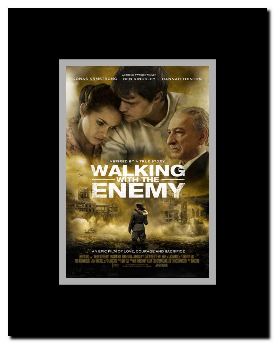 Walking with the Enemy Framed Movie Poster