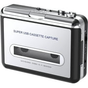 Walkman Cassette Player,Retro Cassettes Tape to MP3 CD Converter, Portable USB Casete Capture Stereo Audio Music Player Compatible with Laptop/PC Computer,Convert Cassette to Digital