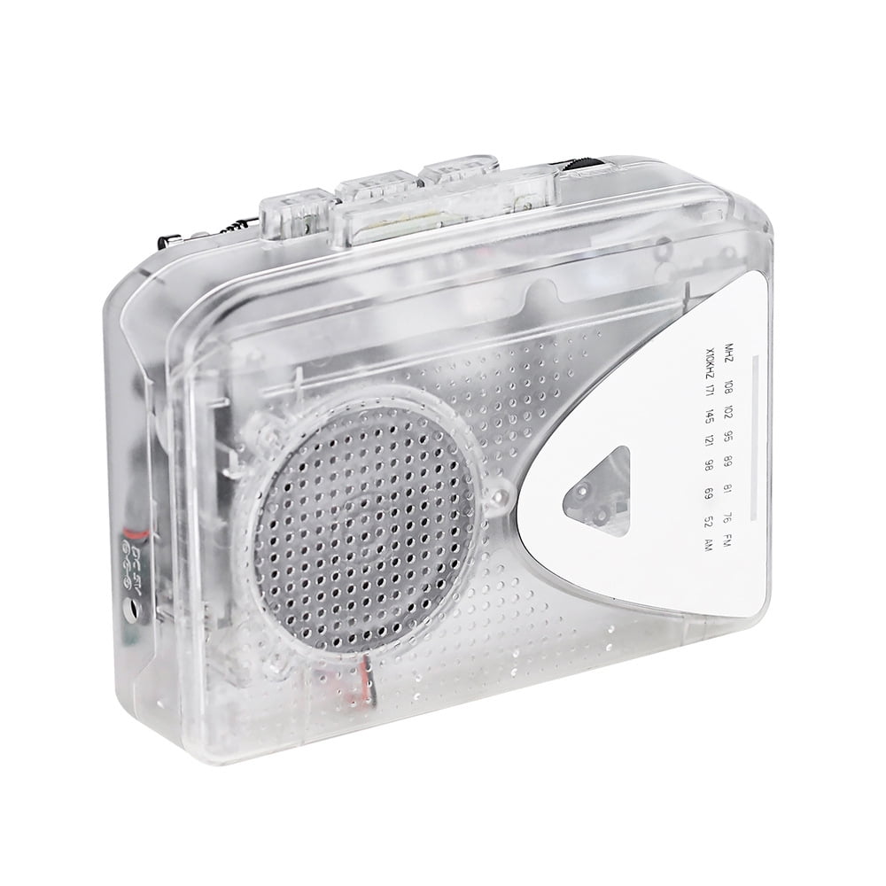 Walkmens Cassette Player Recorders FM AM Radio, Cassette Tape Player Portable Records to MP3 Converter, Built-in Microphone & Speaker, 3.5mm Headphone Jack, Suitable for Outdoor Jogging, Camping