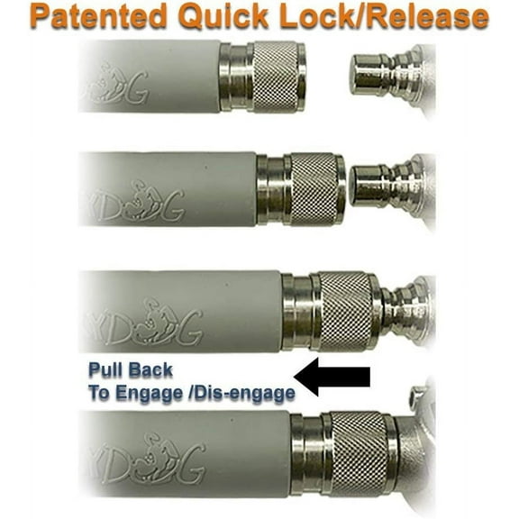 WalkyDog Plus Dog Bicycle Leash for Bike