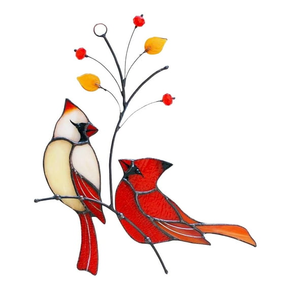 Wall Accent Cardinal Art Wall Decoration Sculpture indoor and outdoor Hanging Ornaments -